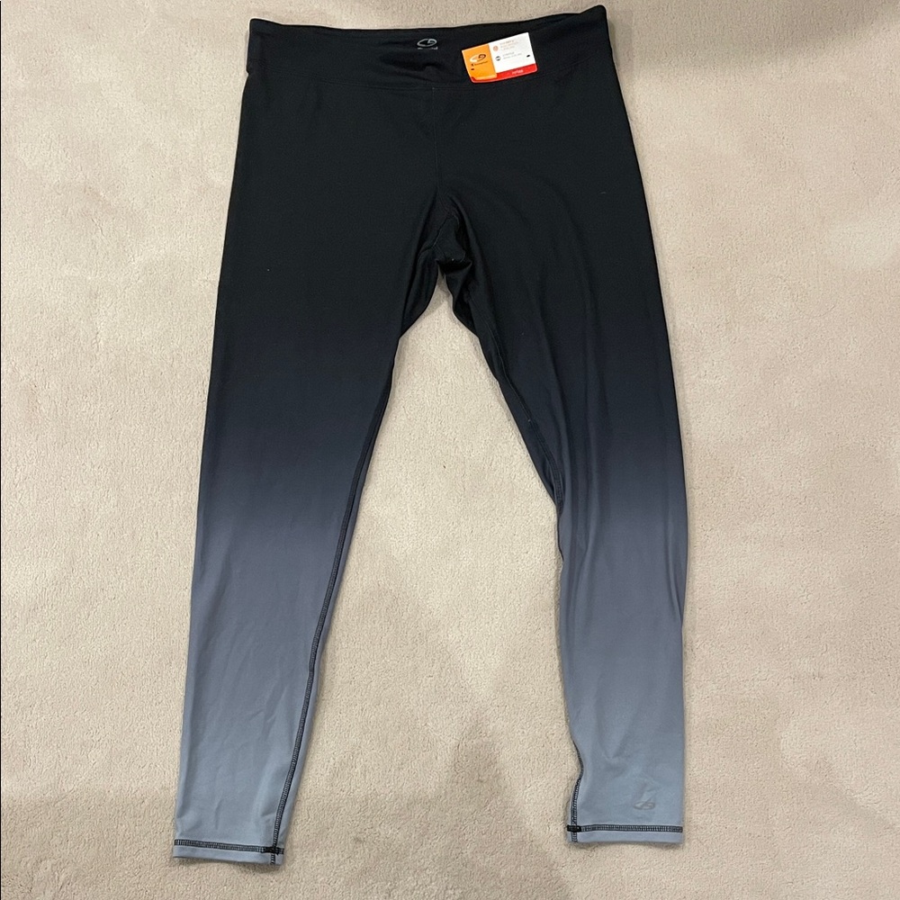 C9 by Champion Black to Gray Gradient Leggings